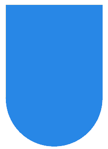 U-shape Light Blue