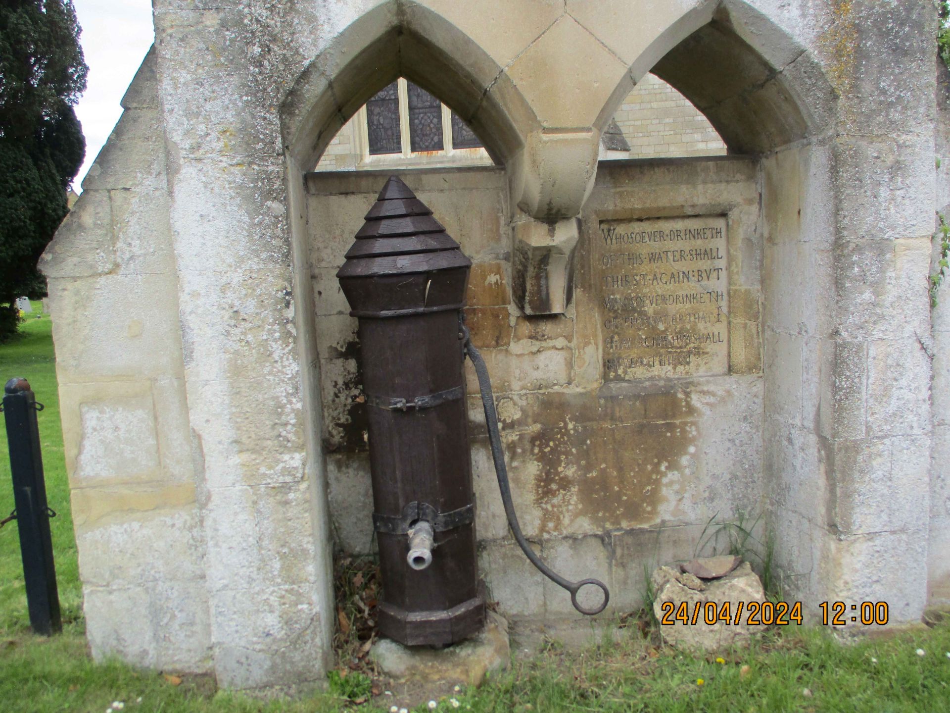 Pump at Waresley church