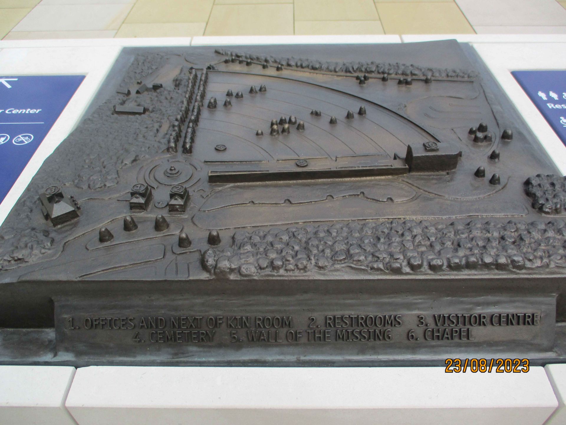 American Cemetery Map