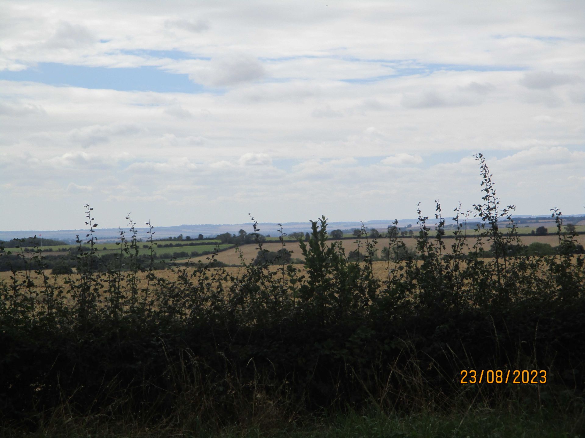 View over Cambridgeshire countryside