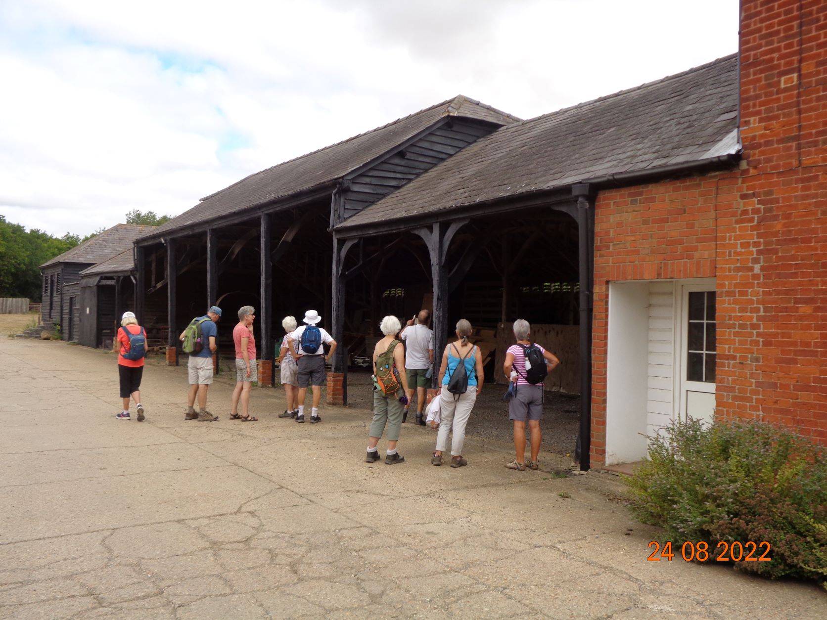 long barn at Childerley