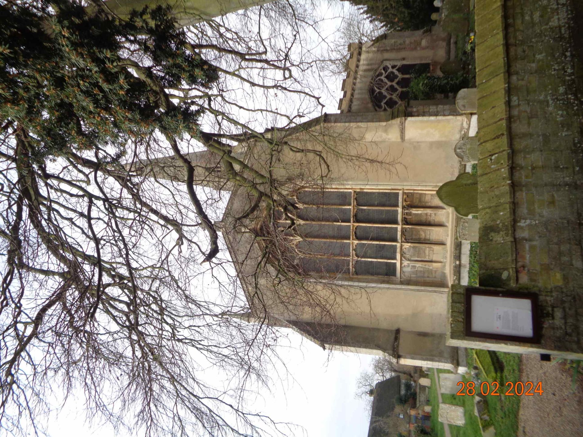 Over church