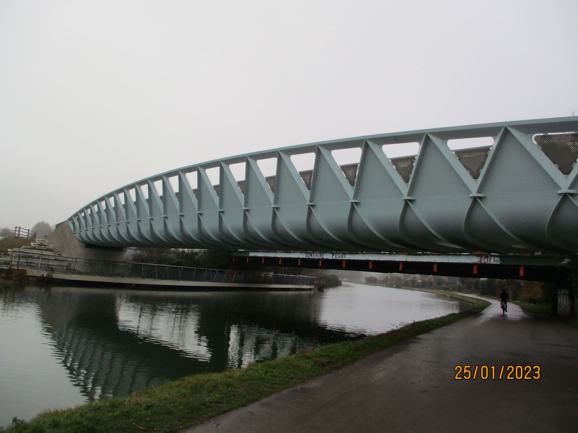 New foot bridge