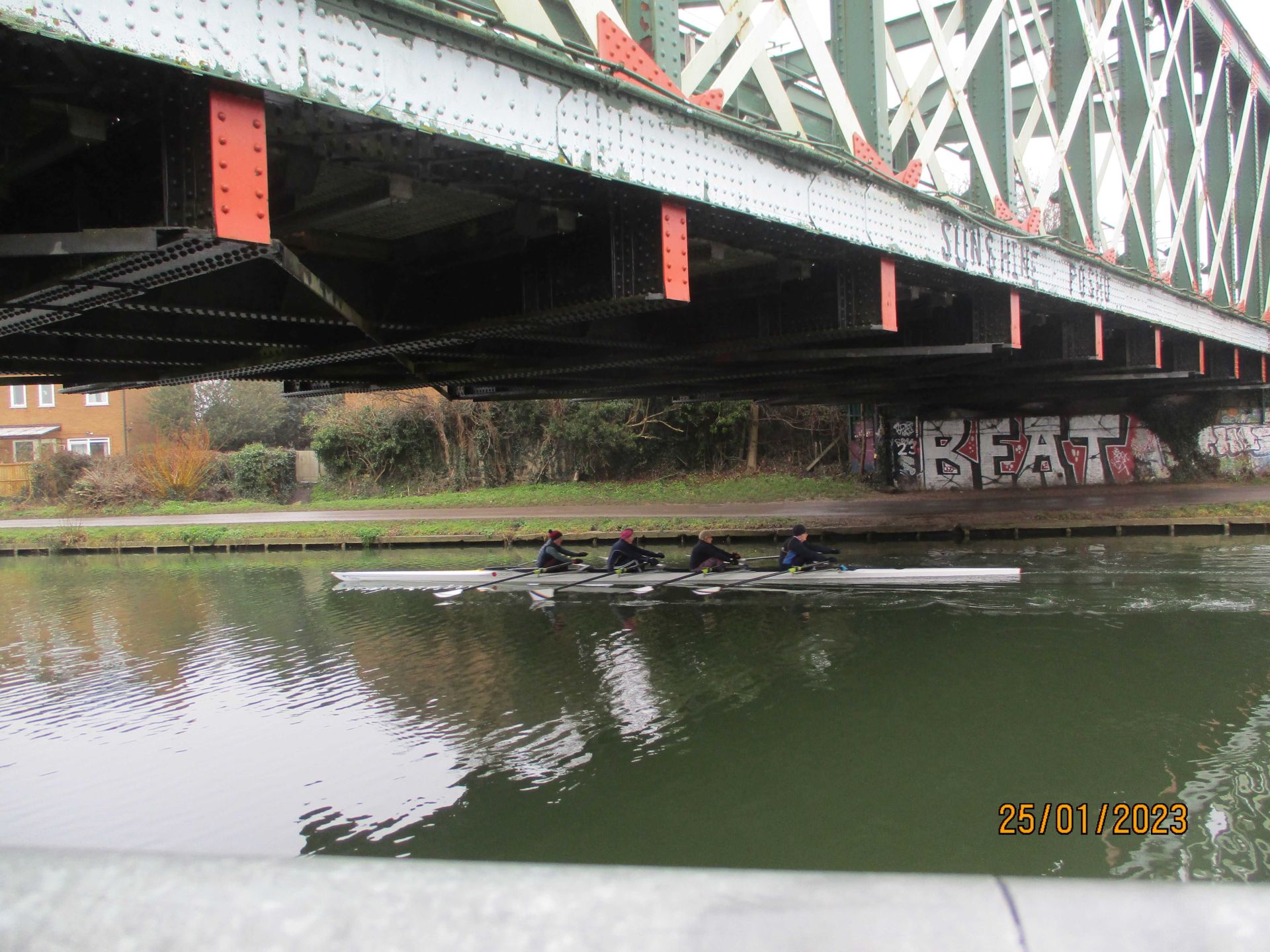 Rowers on the Cam