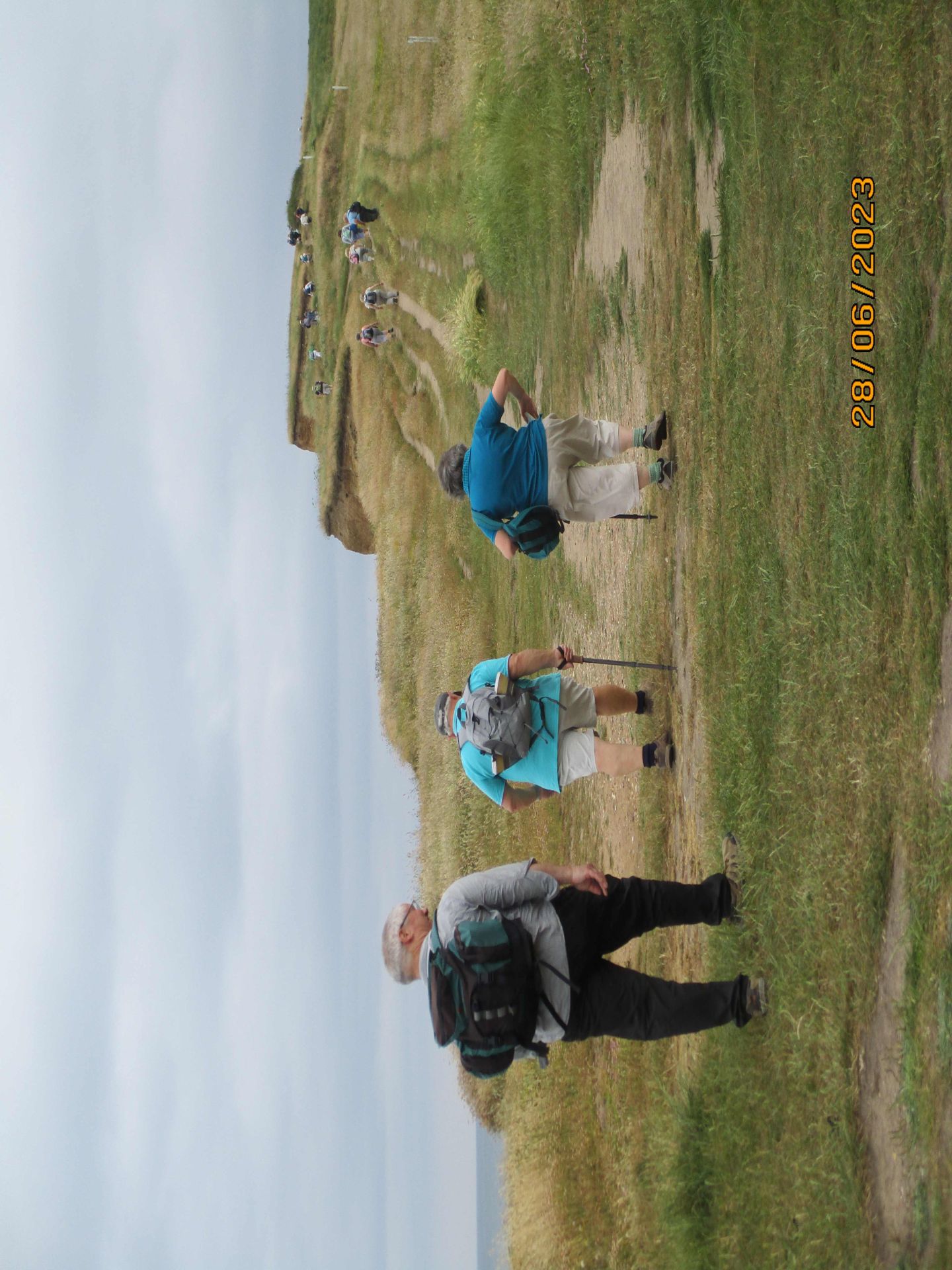 up the hill
