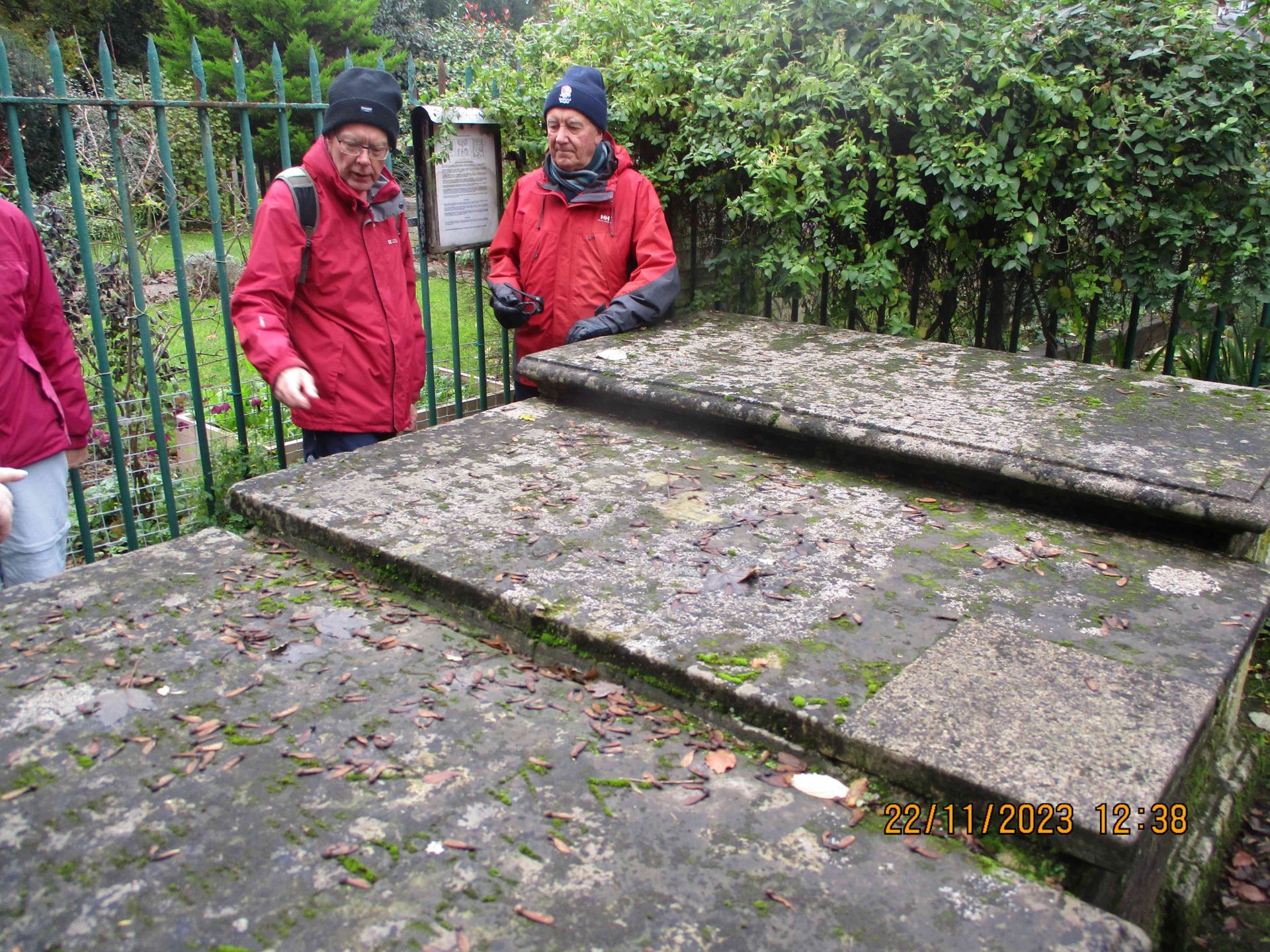 Looking at graves