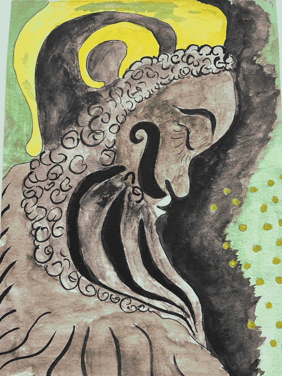 Inspired by Chris Ofili