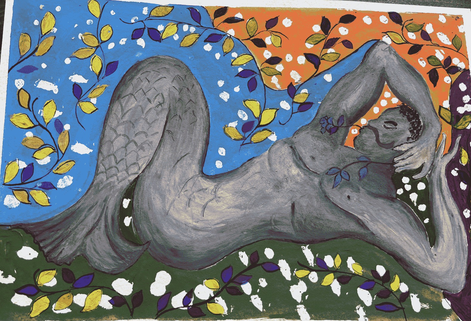 Inspired by Chris Ofili