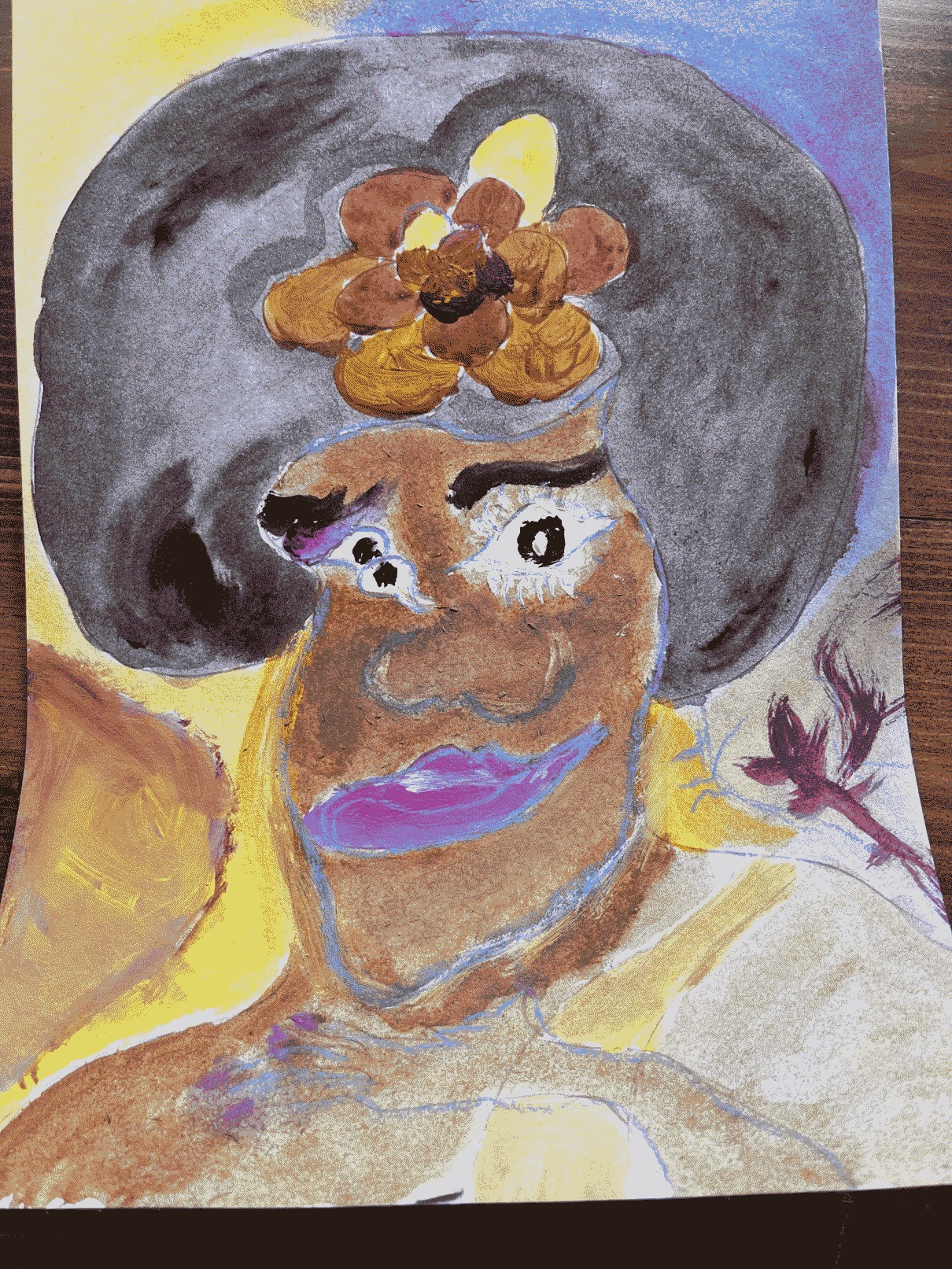 Inspired by Chris Ofili