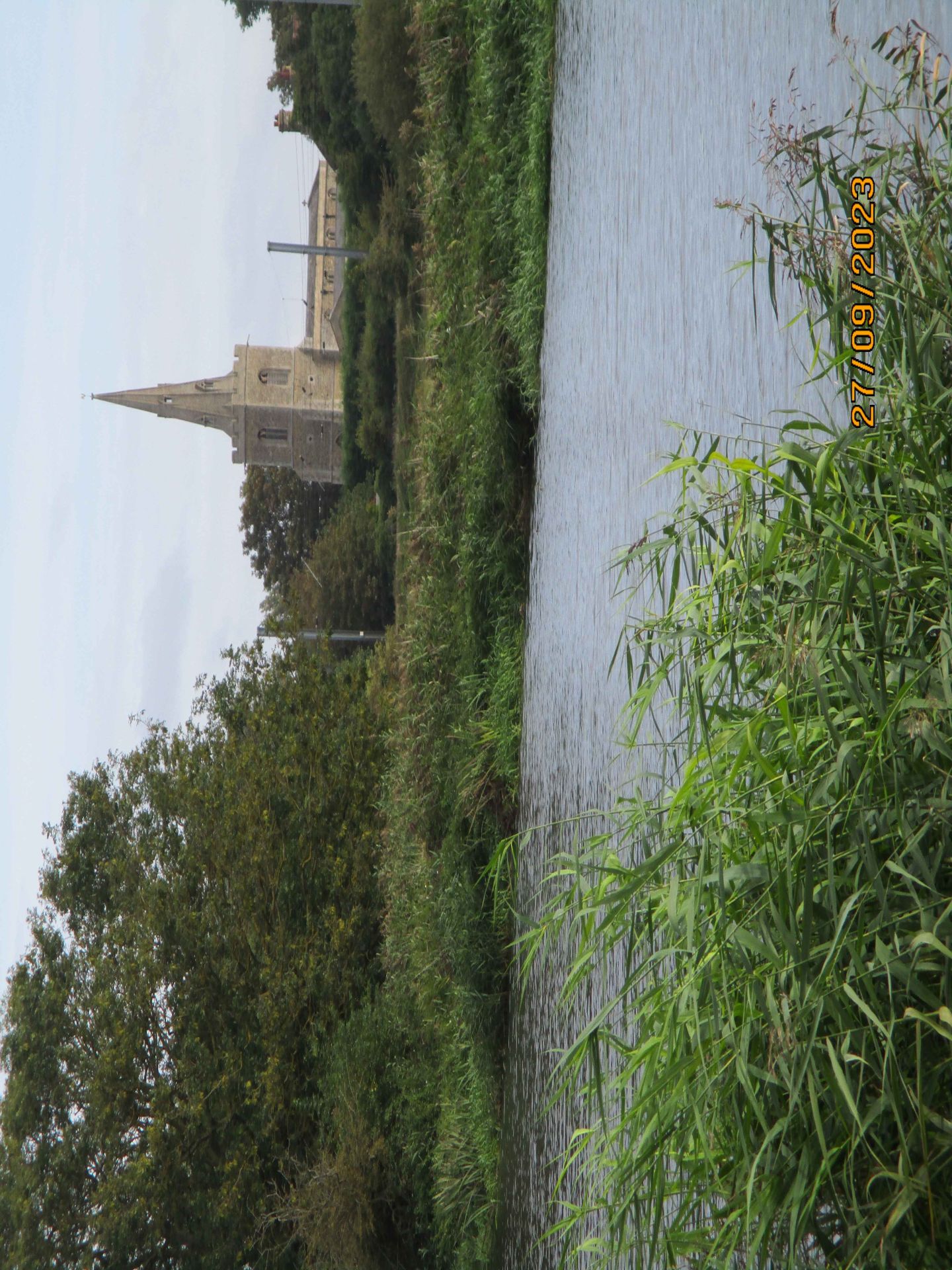 church across the river